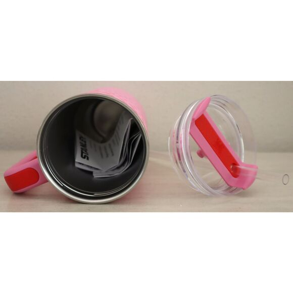 Stanley 40oz Pink Valentines Day Flowstate Quencher H2.0 Stainless Steel Tumbler - Picture 8 of 12